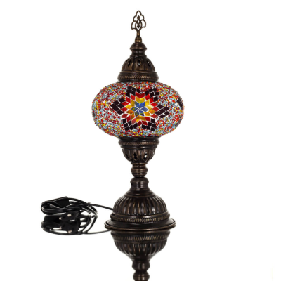 Bordslampa 1 Lampa Ï160 30cm Handgjord Metall med glas Belysningsarmaturer 1 - grifon.se 